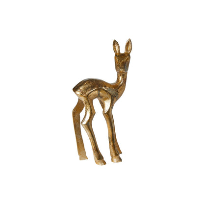 Speedtsberg hjortefigur i guldfarvet aluminium